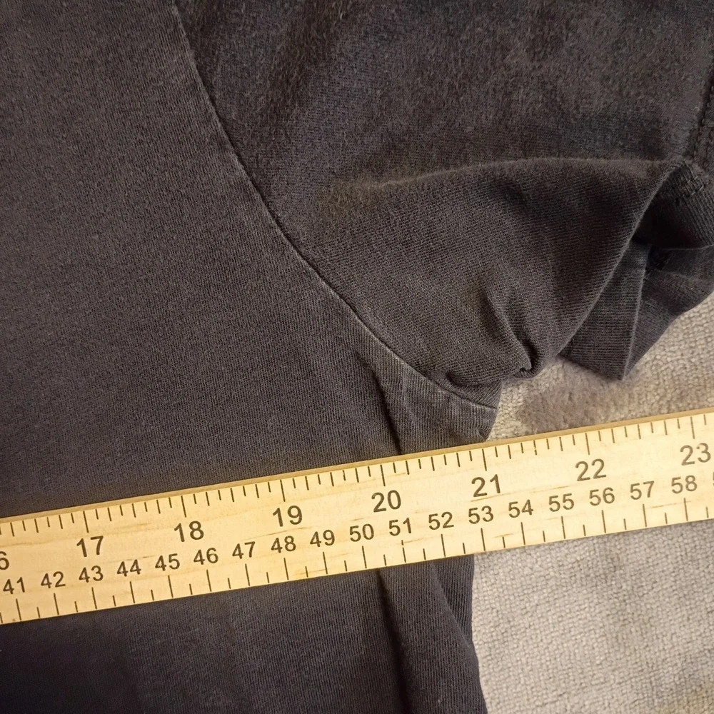 True Religion Graphic T-Shirt Mens Large Black Gold Buddha Logo Streetwear